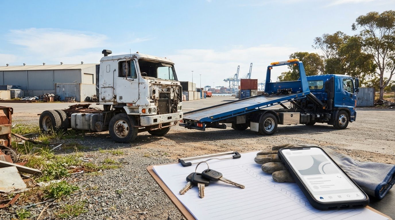 Scrap Truck Buyers in Naval Base: What to Check Before You Sell – Hero Image Scrap Truck Buyers in Naval Base: What to Check Before You Sell