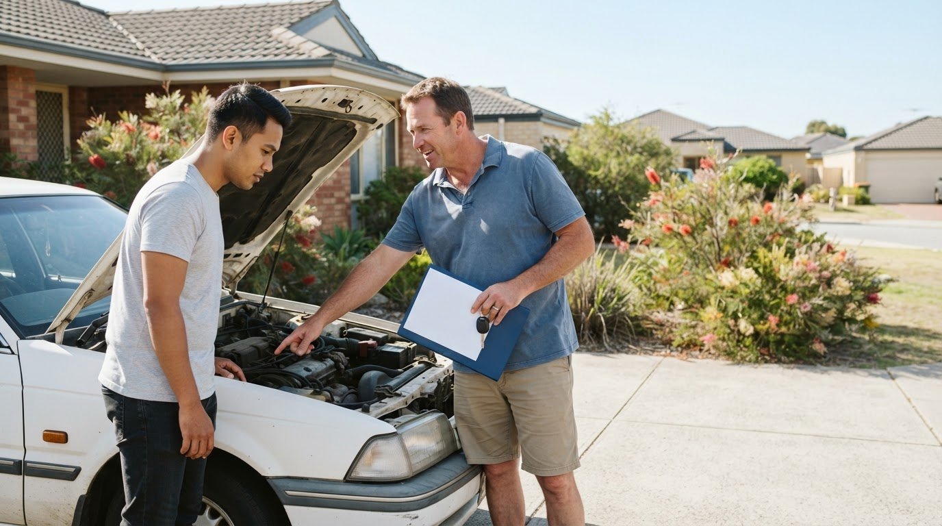 Selling your car privately without a roadworthy in WA – Hero Image Selling your car privately without a roadworthy in WA